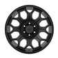 Rough Country 77 Series Wheel | One-Piece | Semi Gloss Black | 20x10 | 6x5.5 | -25mm