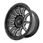 Rough Country 90 Series Wheel | One-Piece | Gloss Black w/machined spokes | 18x9 | 6x5.5 | -12mm