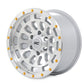 Rough Country 87 Series Wheel | Simulated Beadlock | Full Machine | 17x8.5 | 5x5 | +0mm