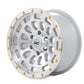 Rough Country 87 Series Wheel | Simulated Beadlock | Full Machine | 17x8.5 | 6x5.5 | +0mm
