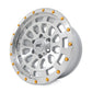 Rough Country 87 Series Wheel | Simulated Beadlock | Full Machine | 17x8.5 | 6x5.5 | +0mm