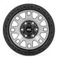 Rough Country 82 Series Wheel | One-Piece | Machined Semi Gloss Black | 17x9 | 6x5.5 | -12mm