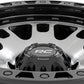 Rough Country 82 Series Wheel | One-Piece | Machined Semi Gloss Black | 18x9 | 6x5.5 | -12mm