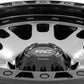 Rough Country 82 Series Wheel | One-Piece | Machined Semi Gloss Black | 15x8 | 5x4.5 | -19mm