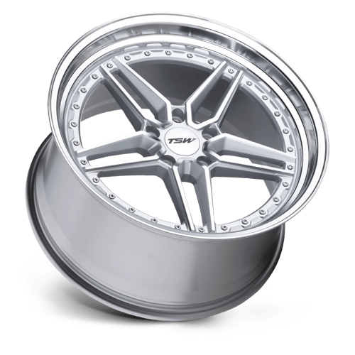 TSW TW ASCA 20X10.5 5X112 +40 66.6 SLV MR FC Wheels