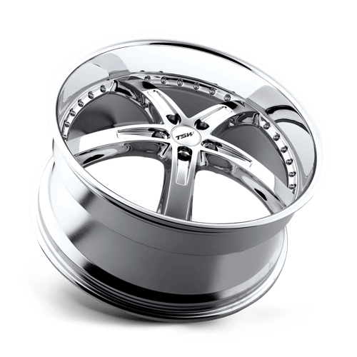 TSW TW JARAMA 20X8.5 5X120 +35 76 CHROME Wheels