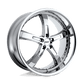 TSW TW JARAMA 20X8.5 5X120 +35 76 CHROME Wheels