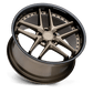 TSW PREMIO 20X10 5X120 76 +25 M-BRZ G-BLK Wheels