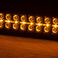 30 Inch Black Series LED Light Bar | Curved | Dual Row | Amber DRL