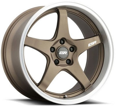 ESR AP5 Matte Bronze Machined Lip 18x9.5 5x114.3 et35 cb72.6