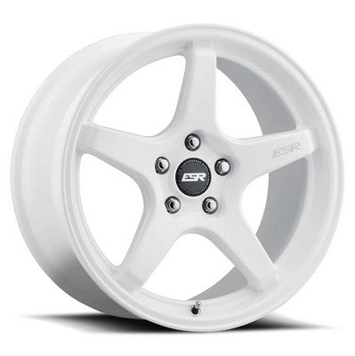 ESR AP5C Gloss White 18x8.5 BLANK et30 cb72.6