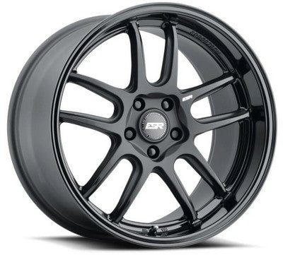 ESR Wheels AP8 Matte Black Gloss Black 18x8.5 5x100 et30 cb72.6