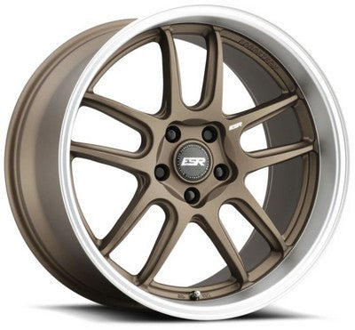 ESR AP8 Matte Bronze Machined Lip 18x9.5 5x114.3 et22 cb72.6