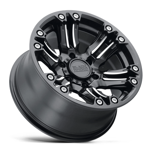 Black Rhino Hard Alloys BR ASAGAI 17X8.5 5X114 -18 71 M-BLK MCH Wheels