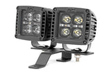 LED Light Kit | Quad | Cowl Mount | 2" Black | Amber DRL | Jeep Gladiator JT/Wrangler JL (18-26)