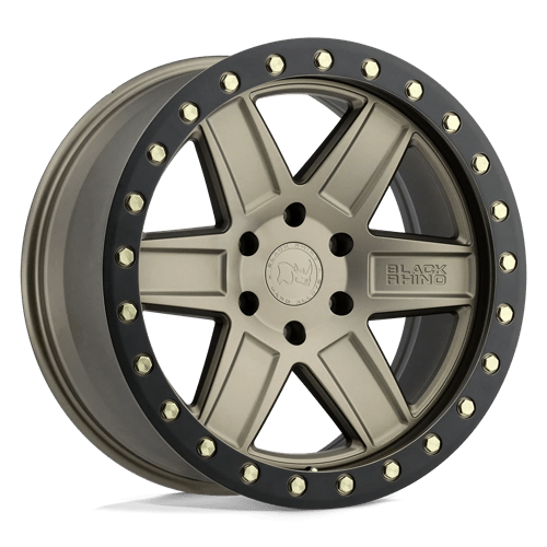 Black Rhino BRATA 17X9 5X5.0 M-BRNZ-BRS-BLTS -18MM Wheels