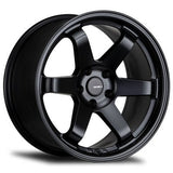 AV-06 MATTE BLACK 18x9.5 5x114.3 et24 cb73.1