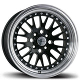 Avid 1 Wheels AV-12 Gloss Black 15x8 4x100 et15 cb73.1