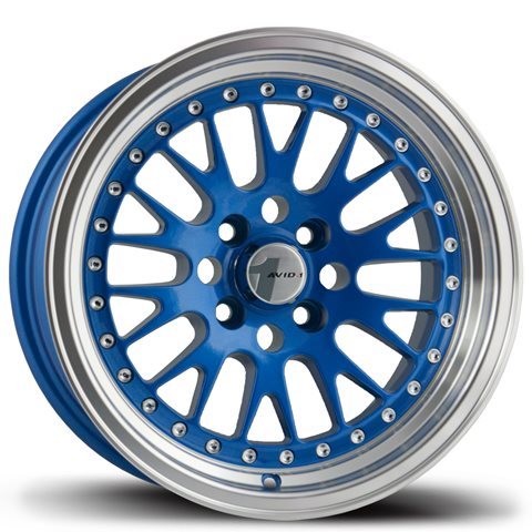 Avid 1 Wheels AV-12 BLUE 15x8 4x100 et15 cb73.1