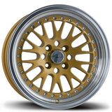 Avid 1 Wheels AV-12 GOLD 16x8 4x100/4x114.3 et25 cb73.1