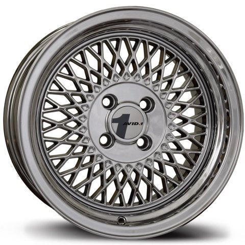 Avid 1 Wheels AV-18 CHROME PVD 15x8 4x100 et25 cb73.1