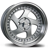 Avid 1 Wheels AV-19 SILVER 15x8.5 4x100 et17 cb73.1