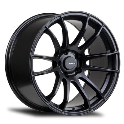 Avid 1 Wheels AV-20 MATTE BLACK 18x9.5 5x100 et38 cb73.1