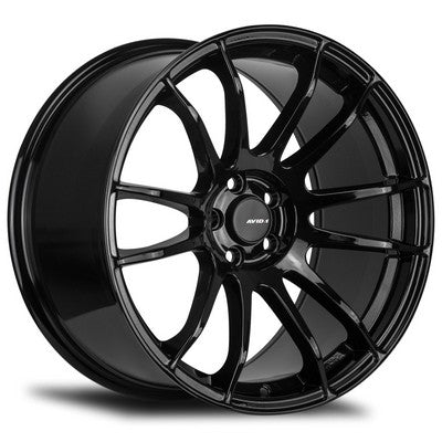 Avid 1 Wheels AV-20 Gloss Black 19x10.5 5x114.3 et22 cb73.1