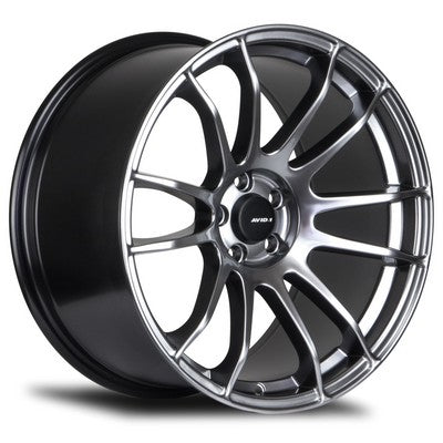Avid 1 Wheels AV-20 HYPER BLACK 18x8 5x114.3 et35 cb73.1