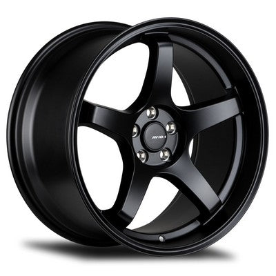 Avid 1 Wheels AV-28 MATTE BLACK 18x9.5 5x114.3 et35 cb73.1