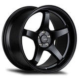 AV-28 MATTE BLACK 17x8 5x114.3 et35 cb73.1