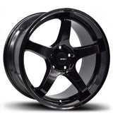 Avid 1 Wheels AV-28 Gloss Black 18x8.5 5x114.3 et35 cb73.1