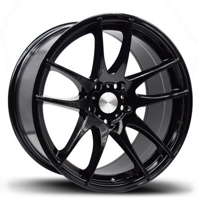 Avid 1 Wheels AV-32 GLOSS BLACK 18x8.5 5x114.3 et35 cb73.1