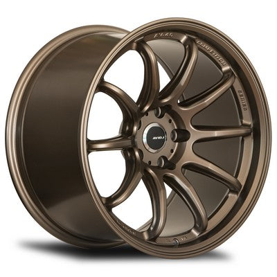 AV-40 MATTE BRONZE 17x8 4x100 et35 cb73.1