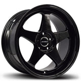 Avid 1 Wheels AV-42 Gloss Black 18x9.5 5x114.3 et35 cb73.1