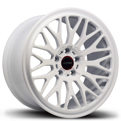 Avid 1 Wheels AV-44 Matte White 18x8.5 5x112 et42 cb73.1