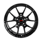DIM Black Silver Lip WC001 BLACK SILVER LIP 18x8 5x114.3 Wheels