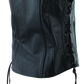 River Road Sapphire Leather Vest Black Womens - Small