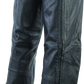 River Road Plains Leather Chaps Black - Large
