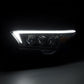 AlphaRex 2023+ Toyota Tacoma NOVA-Series LED Proj Headlights Black w/Actv Light & Seq. Sig + DRL