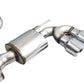AWE Tuning MK8 Volkswagen Golf R 3in Touring Edition Quad Exhaust - Chrome Silver Tips