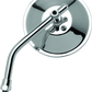 BikeMaster 4in Adjustable Round Mirror 10mm - Each - Chrome