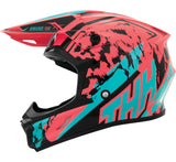 THH Helmets T710XR Renegade Coral/Bue Youth - Large