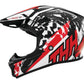 THH Helmets T710XR Renegade White/Red Youth - Small