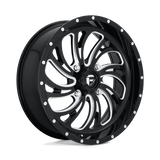 Fuel GLOSS BLACK MILLED D641 22x7 4x156 Wheels