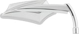 Bikers Choice 65-Up Chrome Angler Mirror Universal Custom Pair