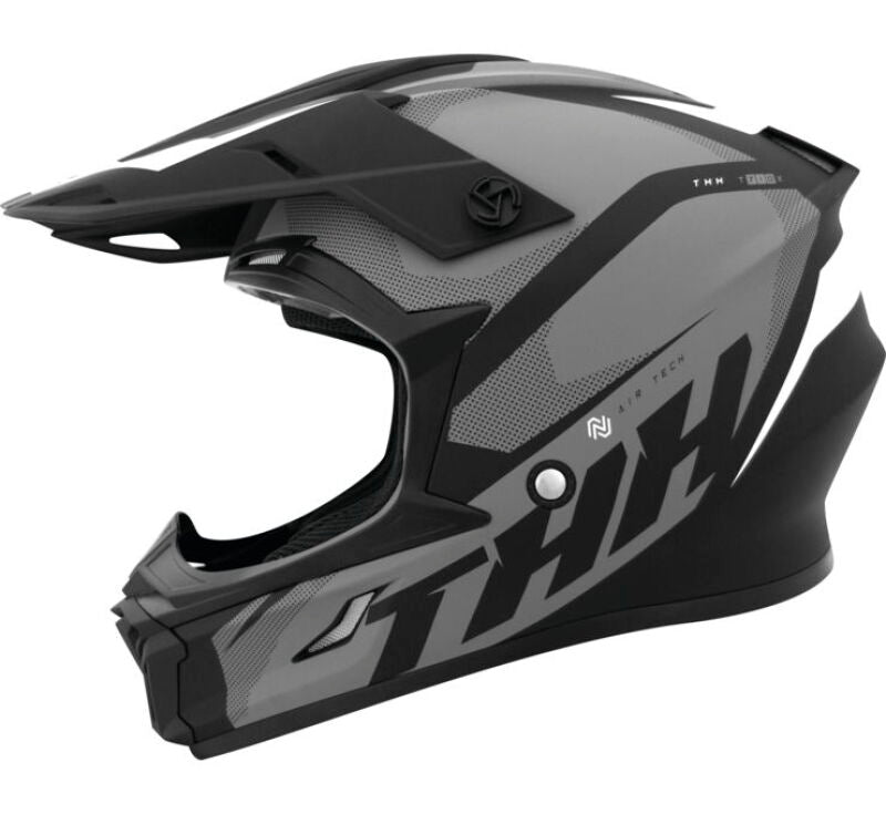 THH Helmets T710XR Airtech Black/Gray Youth - Large