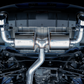 AWE Tuning Subaru BRZ/ Toyota GR86/ Toyota 86 Touring Edition Cat-Back Exhaust- Chrome Silver Tips
