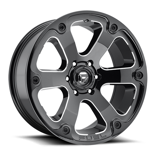 FUEL D562 BEAST 20x9 6x139.7 20 GLOSS BLACK MILLED
