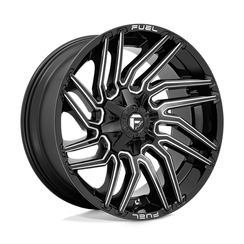 Fuel GLOSS BLACK MILLED D773 22x10 8x170 Wheels